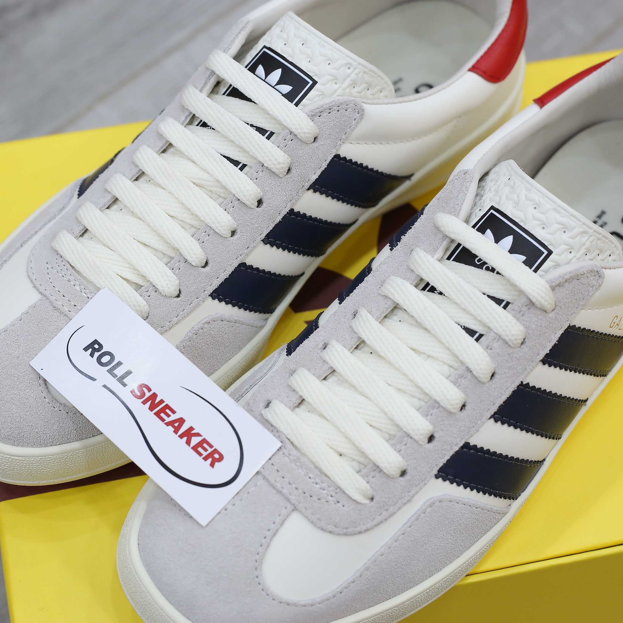 Giày Adidas x Gucci Gazelle White