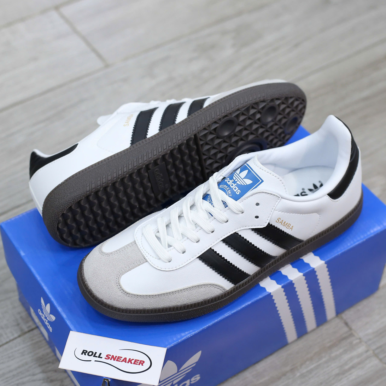 Giày Adidas Samba OG Cloud White Core Black