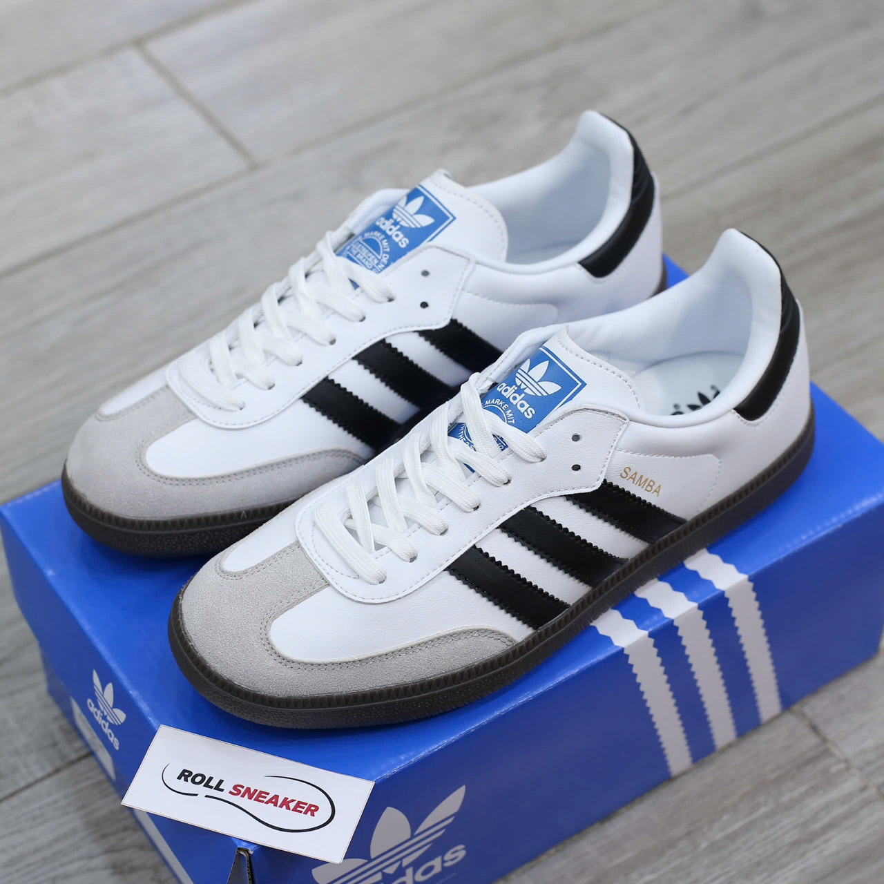 Giày Adidas Samba OG Cloud White Core Black