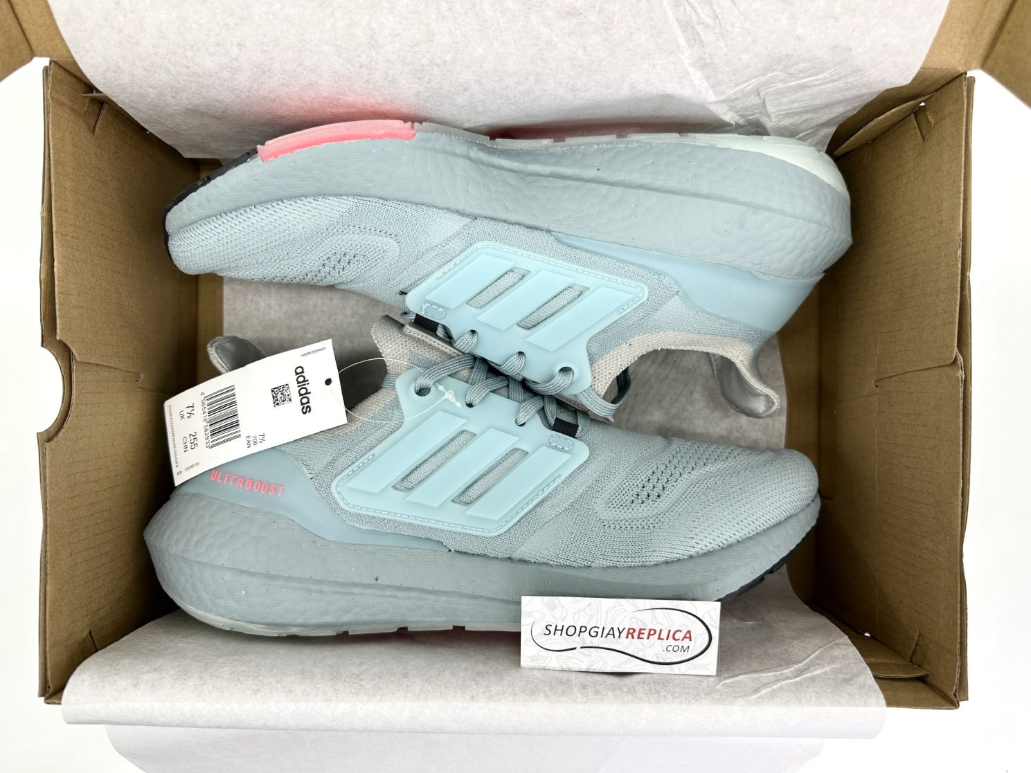 Giày Adidas UltraBoost 22 Magic Grey Turbo Xám Xanh