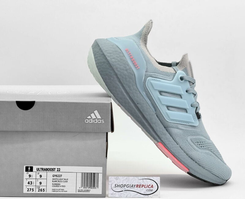 Giày Adidas UltraBoost 22 Magic Grey Turbo Xám Xanh