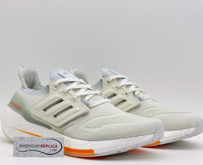 Giày Adidas UltraBoost 22 White Blue Tint Orange Like Auth