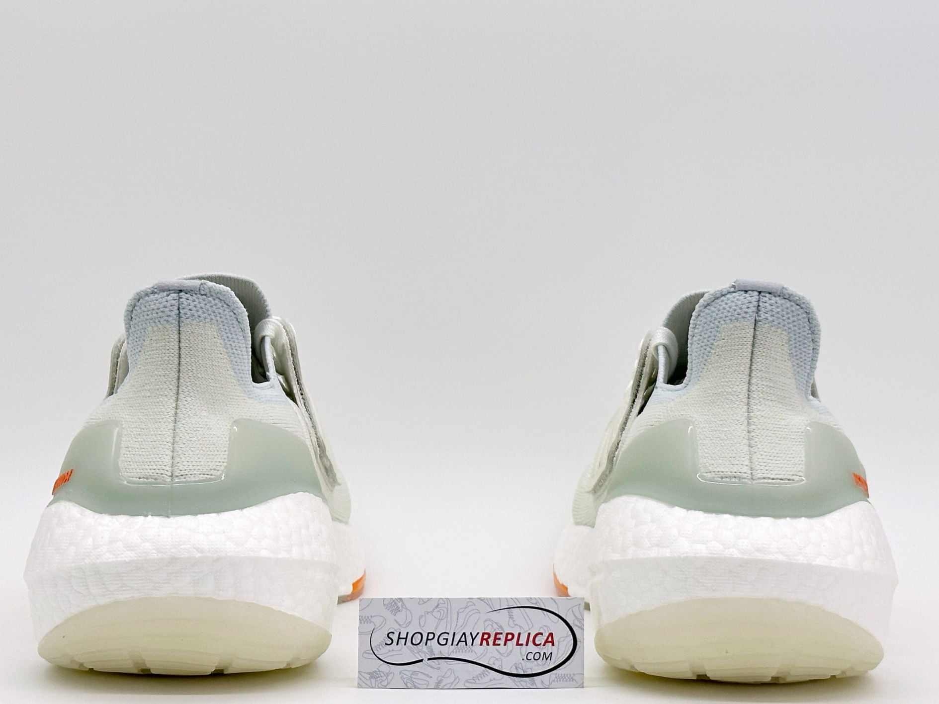 Giày Adidas UltraBoost 22 White Blue Tint Orange Like Auth