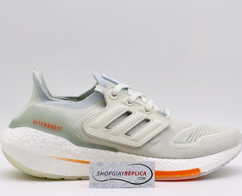Giày Adidas UltraBoost 22 White Blue Tint Orange Like Auth
