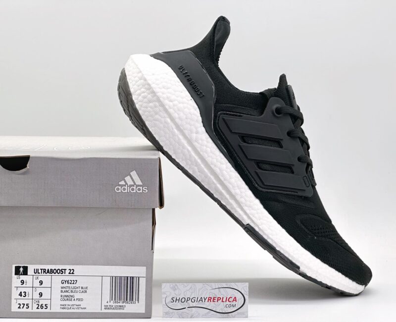 Giày Adidas UltraBoost 22 Core Black White Like Auth