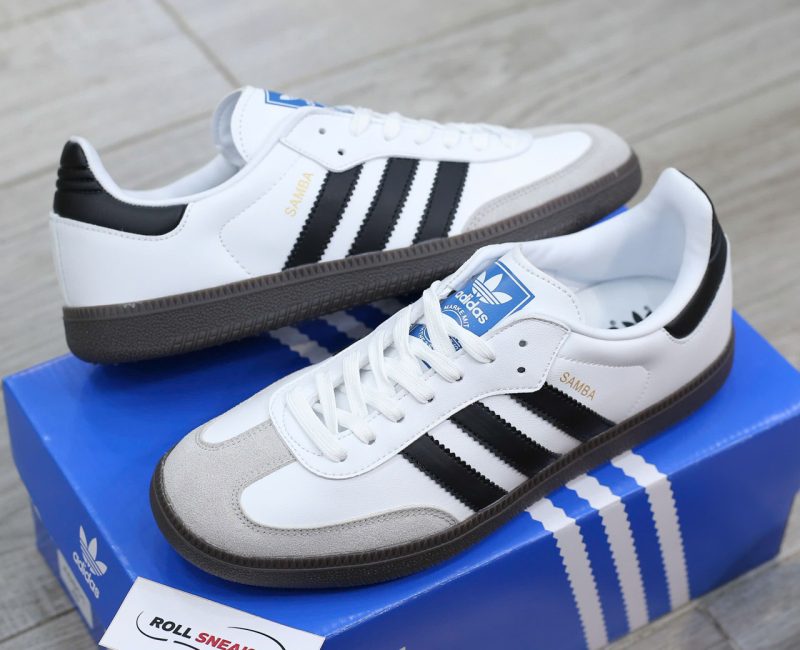 onfeet Adidas Samba OG Cloud White Core Black