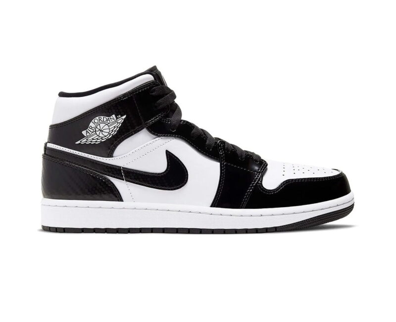 Giày Nike Air Jordan 1 Mid 'Carbon Fiber' Like Auth