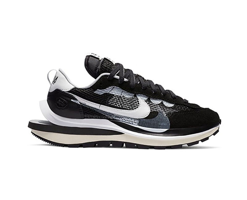 Giày Nike Sacai Vaporwaffle black white
