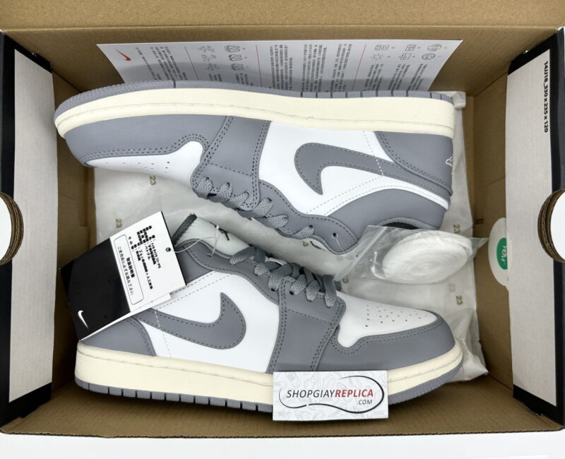 Giày Nike Air Jordan 1 Low ‘Vintage Grey’ Like Auth