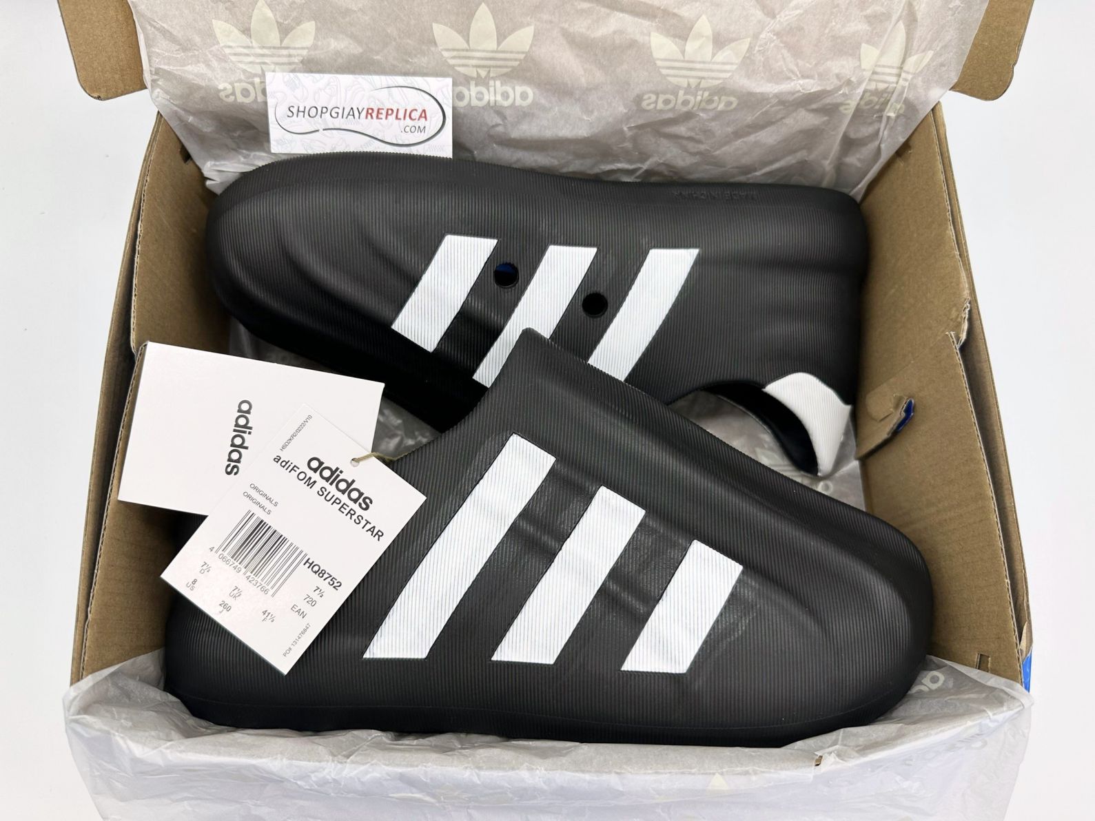 Giày Adidas Adifom Superstar 'Black White'