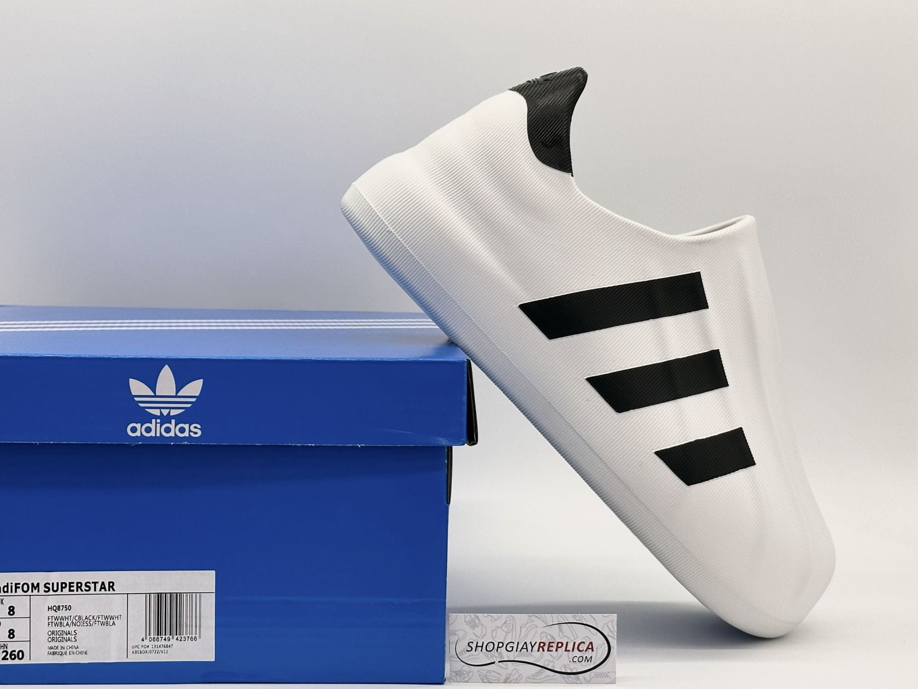 Giày Adidas Adifom Superstar trắng đen