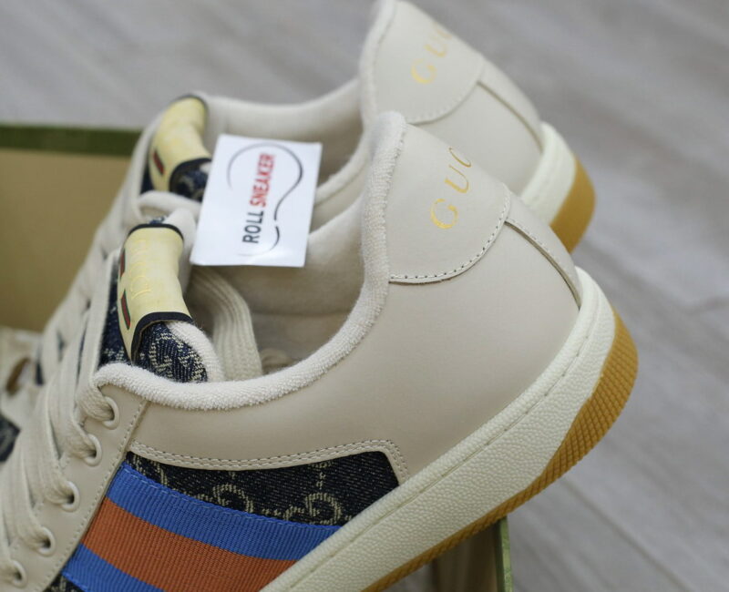 Giày Gucci GG Screener White Blue Like Auth