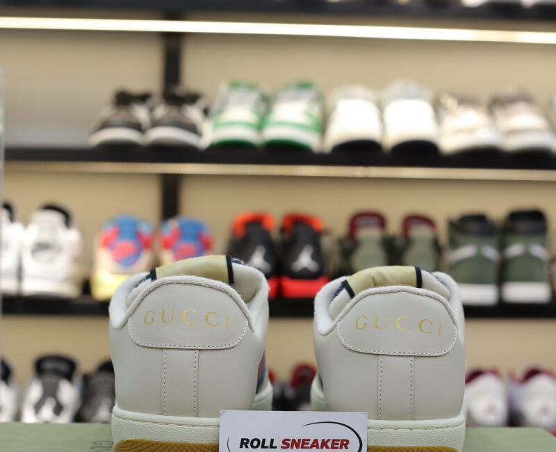 Giày Gucci GG Screener White Blue Like Auth