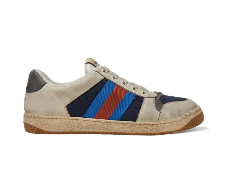 Giày Gucci GG Screener White Blue Like Auth