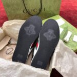 Giày Gucci Screener Black White Leather Like Auth