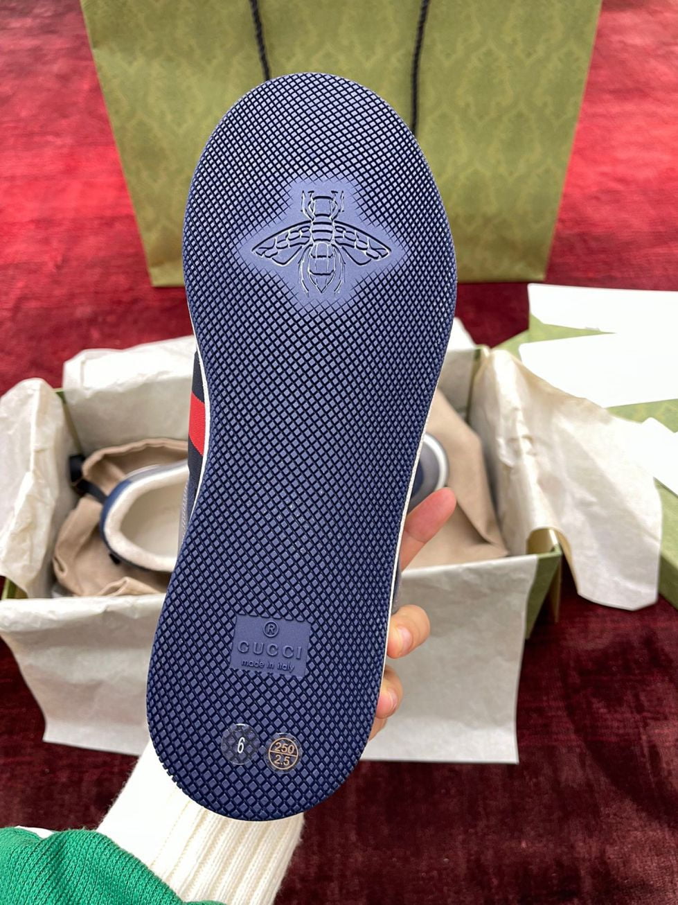 Giày Gucci GG Screener Grey Xám Da Lộn Suede Like Auth