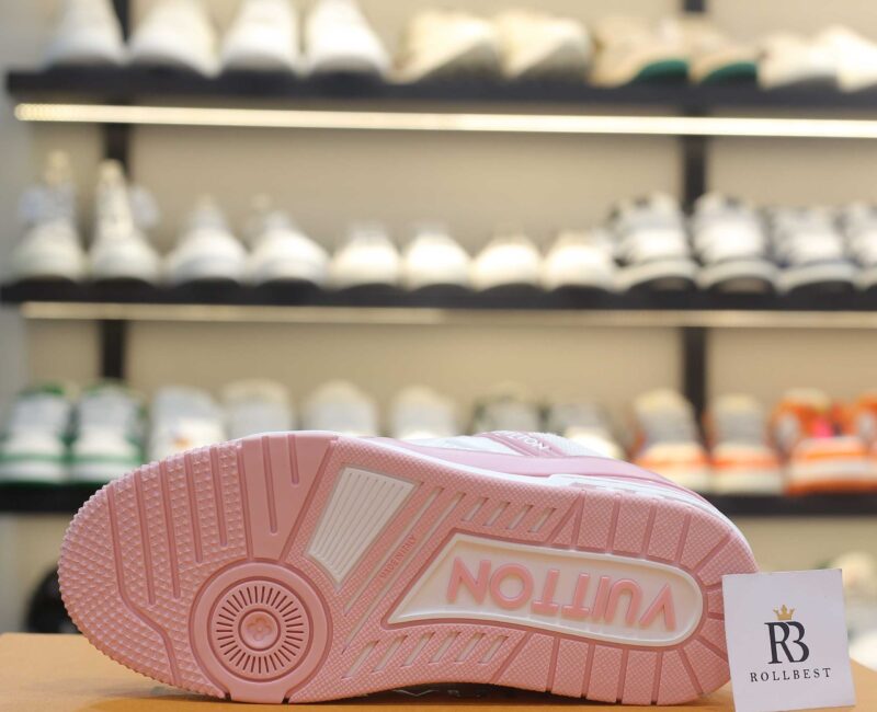 Giày Louis Vuitton Lv Trainer Monogram Pink Best Quality