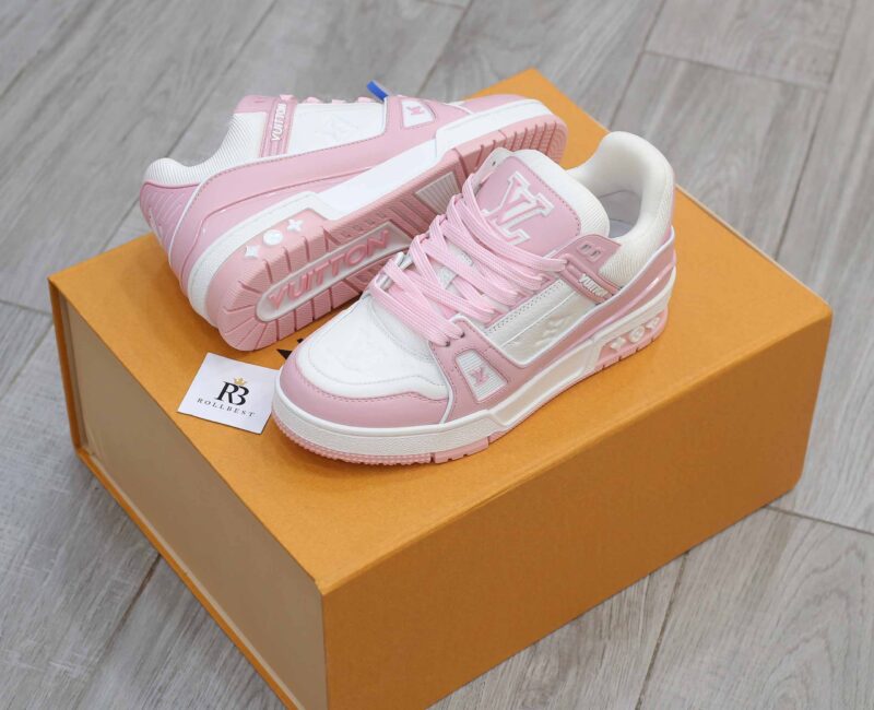 Giày Louis Vuitton Lv Trainer Monogram Pink Best Quality