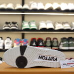 Giày Louis Vuitton LV Trainer #54 Damier Ebene Multi Like Auth