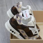 Giày Louis Vuitton LV Trainer #54 Damier Ebene Multi Like Auth