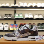 Giày Louis Vuitton LV Trainer #54 Damier Ebene Multi Like Auth