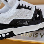 Giày Louis Vuitton Lv Trainer #54 Signature Black Like Auth