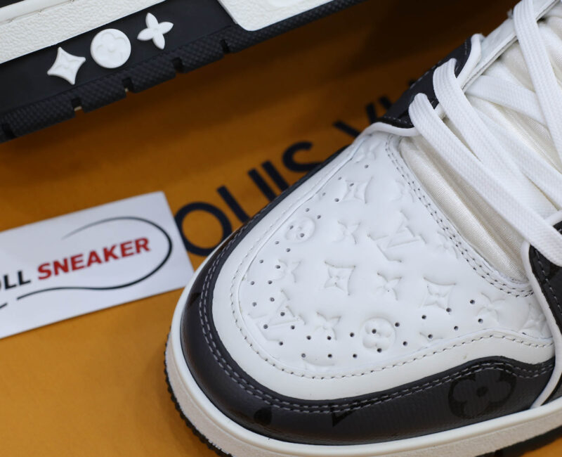 Giày Louis Vuitton Lv Trainer #54 Signature Black Like Auth