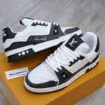 Giày Louis Vuitton Lv Trainer #54 Signature Black Like Auth