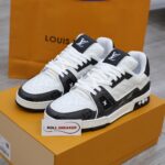 Giày Louis Vuitton Lv Trainer #54 Signature Black Like Auth