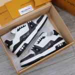 Giày Louis Vuitton Lv Trainer #54 Signature Black Like Auth