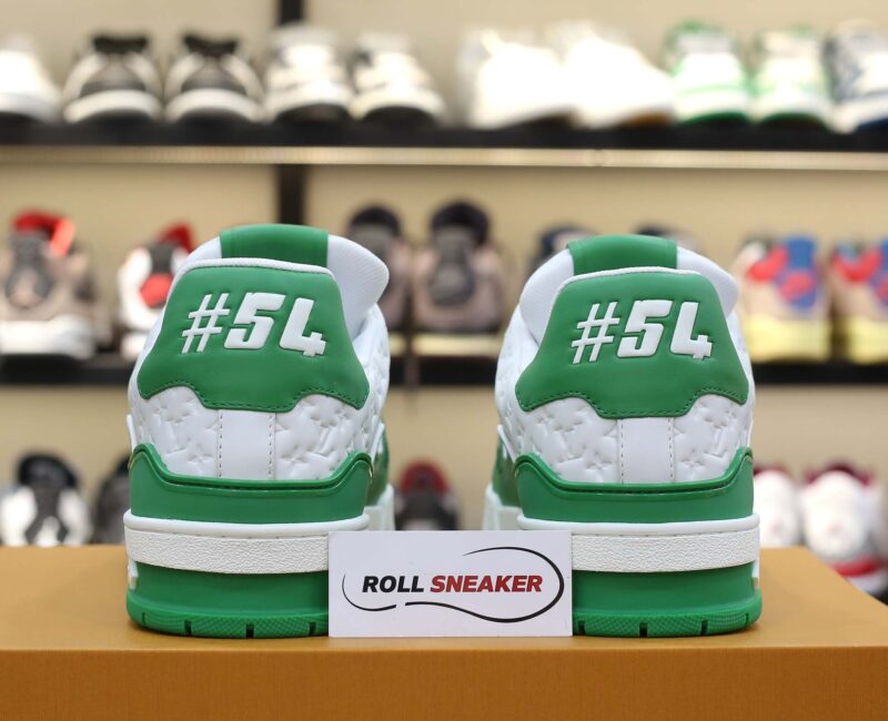 Louis Vuitton Lv Trainer #54 Signature Green White Best Quality