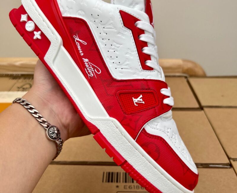 Giày Louis Vuitton Lv Trainer Đỏ #54