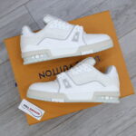 Giày Louis Vuitton Lv Trainer #54 Signature White Like Auth