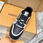 Giày Louis Vuitton LV Trainer Black Grey Like Auth