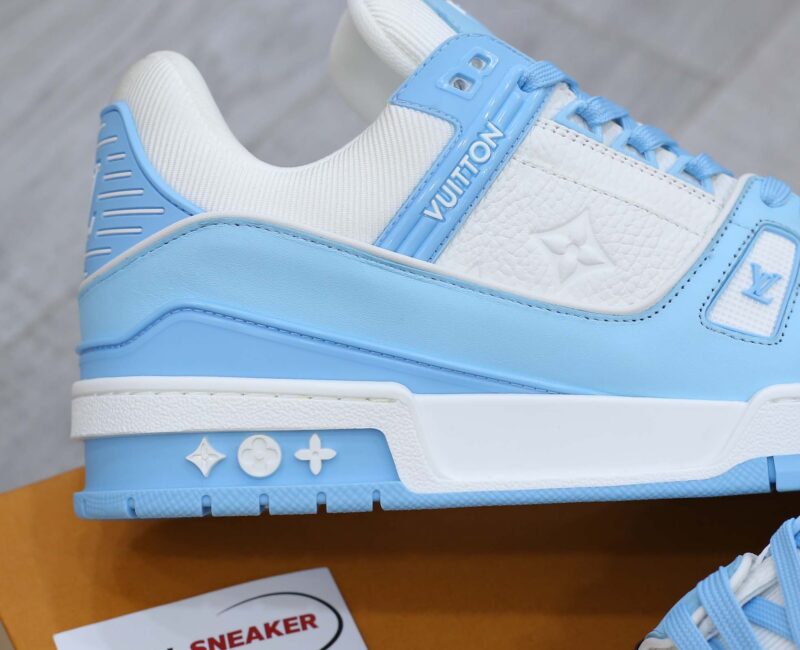 Giày Louis Vuitton Lv Trainer Monogram Blue Xanh Like Auth
