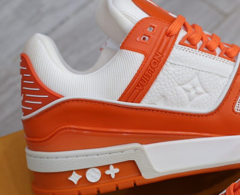 Giày Louis Vuitton Lv Trainer Monogram Orange Best Quality