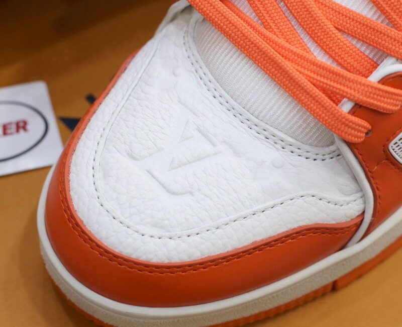 Giày Louis Vuitton Lv Trainer Monogram Orange Like Auth