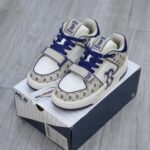 Giày MLB Chunky Liner Mid Classic Monogram Boston Red Sox L.Beige Like Auth