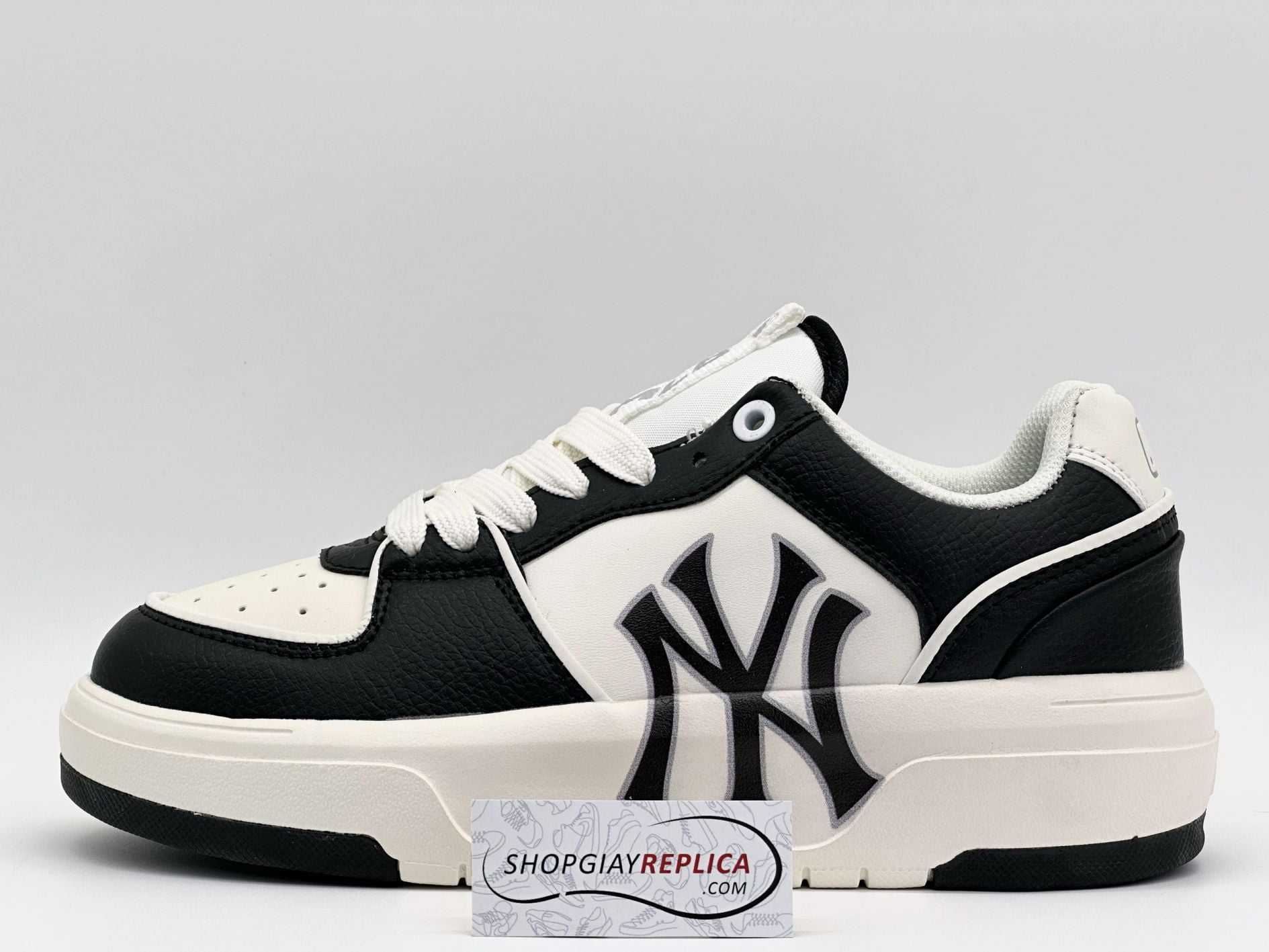 Giày MLB Chunky Liner Piano Black New York Yankees Like Auth