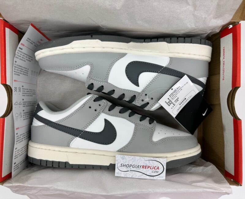 Giày Nike Dunk Low ‘Light Smoke Grey’ Like Auth