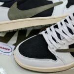 Giày Nike Air Jordan 1 Low Travis Scott ‘Olive’ Like Auth