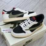 Giày Nike Air Jordan 1 Low Travis Scott ‘Olive’ Like Auth