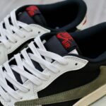 Giày Nike Air Jordan 1 Low Travis Scott ‘Olive’ Like Auth