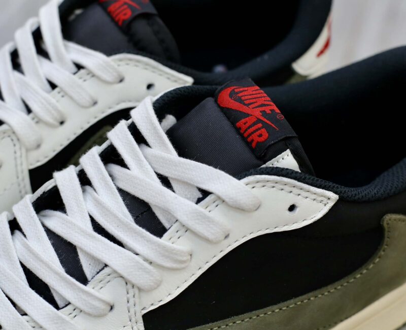 Giày Nike Air Jordan 1 Low Travis Scott ‘Olive’ Like Auth