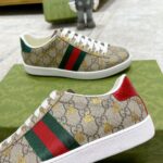 Giày Gucci Ace GG Supreme Canvas with Bees Like Auth