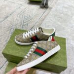 Giày Gucci Ace GG Supreme Canvas with Bees Like Auth