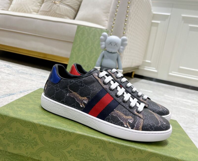 Giày Gucci ACE GG Supreme Tigers Like Auth