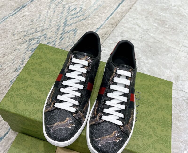 Giày Gucci ACE GG Supreme Tigers Like Auth