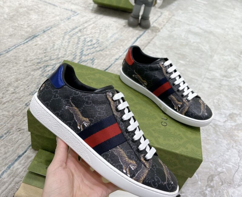 Giày Gucci ACE GG Supreme Tigers Like Auth