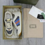 Giày Gucci GG Screener White Blue Like Auth